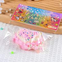 1个2026新款心形奶油卷慢回弹玩具，芝士猫慢回弹玩具，猫爪慢回弹玩具，逼真食物减压玩具 - 生日礼物，圣诞礼物，节日礼物，完美礼物 - 彩色 - 查看 9