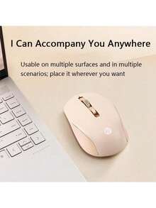 HP S1000C Wireless Charging Mouse, Type-C Charging Interface, Built-In Rechargeable Battery, Long-Lasting Use After One Charge, 10M Stable Transmission, Suitable For Office, Home, Laptop And Desktop Computer - View 7