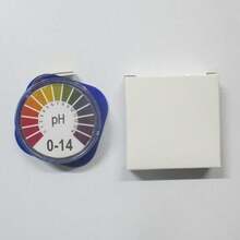 5米/卷 PH 0-14 试纸，广谱酸碱指示剂，圆形塑料盒 - 彩色 - 查看 7