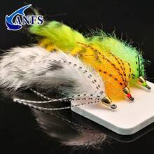 3 mồi câu cá Zonker Strip Streamer cỡ lớn, mồi câu cá Zonker Strip Streamer cầu vồng, mồi câu cá Zonker Strip cỡ lớn dùng cho câu cá nước mặn, câu cá rô, cá chó, cá hồi cầu vồng, cá hồi nâu. - Nhiều màu - Xem 6