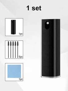 多功能清洁套装（喷雾瓶+5个清洁螺旋刷+无尘布），适用于手机、平板电脑、电脑屏幕的清洁剂，键盘、耳机除尘工具 - 查看 9