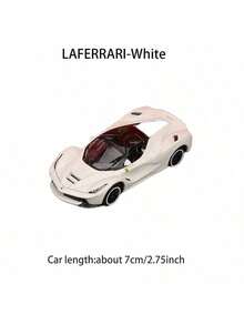 Burago 1:64 Scale  Simulation Racing Car Model SF90 488GTB LAFERRARI Mini Sports Car Collectible Model, Decorative Toy Car - Multicolor - View 7