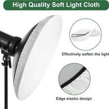 2pcs Soft White Diffuser Softbox, Can Soften Light Output, Suitable For Studio Strobe Reflector, Portrait Photography, Product Photography And Video Shooting - View 10