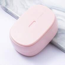 1 lược chải tóc tự làm sạch bằng đệm khí, lược uốn tóc cầm tay, nhỏ gọn và nhẹ. - hồng - Xem 4