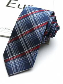 1条格子手工男女通用领带，适合休闲、街头、日常、派对、礼品等场合。 - 彩色 - 查看 12