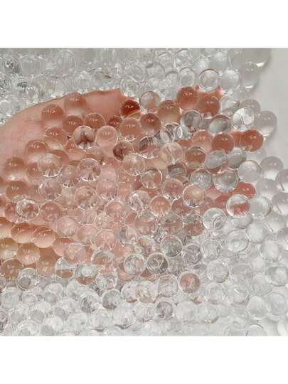 10,000颗/包 透明花瓶填充水珠，水凝胶球，水晶球，水培球，无土水珠，果冻球，室内装饰，家居装饰，桌面摆件，办公装饰，装饰配件，餐桌装饰，花瓶填充物，装饰品，婚礼摆件，漂浮珍珠蜡烛，种植，花卉装饰，节日装饰，漂浮珍珠，插花，香薰礼物，生日毕业圣诞装饰