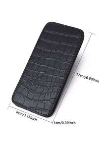 1个PU皮革鳄鱼纹钱包身份证银行信用卡夹保护功能小包男士钱包 - 彩色 - 查看 3