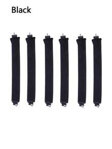 6个装免加热卷发棒，大波浪卷发器，睡眠卷发棒，加粗3厘米，懒人卷发工具，带挂钩 - 彩色 - 查看 13