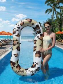 Anillo inflable de natación de 35 pulgadas, flotador de anillo de natación de PVC de alta calidad y duradero, adecuado para playa, fiesta, vacaciones, protección UV - Fiesta de piscina - multicolor - Ver 4