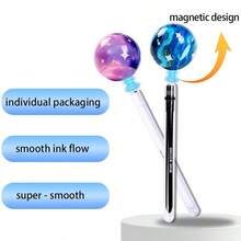 Magnetic Levitating Ballpoint Pen, Amazing Appearance, Fun Design, 360° Magnetic Rotation, Comfortable Writing, Creative Stationery - Pink Planet - View 9