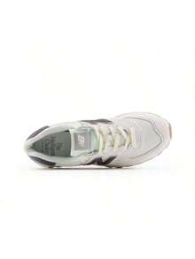 New Balance 574LG 系列复古跑鞋，休闲运动鞋，男女通用，2026 年夏季款 - 淺灰色 - 查看 2