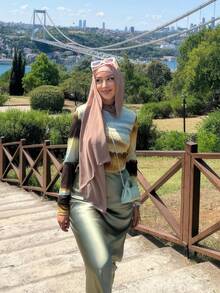 1pc Spring/Summer Fashion Tie-Dye Slim Top Women Outfit - Multicolor 2 - View 1