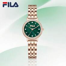 FILA Ladies Quartz Watch With Crystal Green MOP Dial, 2 Straps(Pearl+Steel), Water Resistant, Elegant Gift Box For Celebration - one-size - View 3