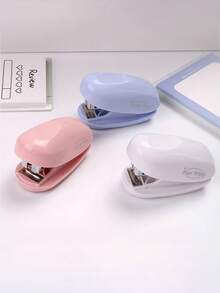 迷你订书机套装，便携式订书机 26/6，12 张纸容量，带起钉器，可爱高品质订书机，高效办公用品，含 1000 枚 26/6 订书钉 - 訂書機 - 查看 3