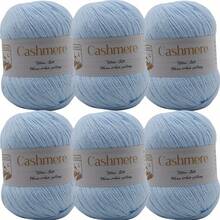 6 件 - 300 克/10.58 盎司，羊绒纱线，钩编和编织毛衣、帽子、围巾，手工编织高级工艺品，钩编和编织 DIY，柔软保暖，每件 50 克/1.76 盎司。 - A01 - 查看 25