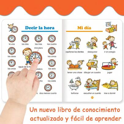 32页西班牙语认知教育教材，涵盖物品识别、记忆力提升、大脑发育刺激等内容，是家庭教育的理想选择。圣诞节和新年礼物推荐。