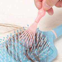 1pc Hair Brush Cleaner, Hair Removal Tool, Cleaning Brush - One White One - View 2