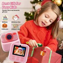 3-12岁儿童数码相机，1080P高清视频拍摄玩具，操作简便 - 彩色 - 查看 5