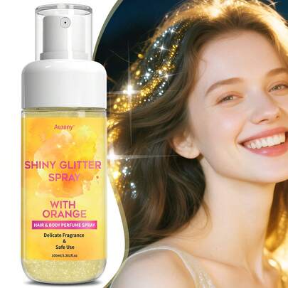 AURANY Xịt khoáng hương trái cây có ga 100ml - Chanh ngọt, xịt khoáng dưỡng ẩm, làm tươi mát và rạng rỡ, thích hợp cho các buổi hẹn hò và sử dụng hàng ngày, phù hợp với mọi loại da, món quà lý tưởng cho các dịp lễ và sinh nhật.