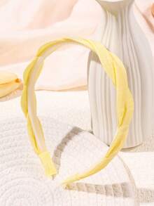 1pc Women's Elegant, Fresh Criss-Cross Headband, Suitable For Daily Wear, Washing Face, Makeup - 彩色 - 查看 9
