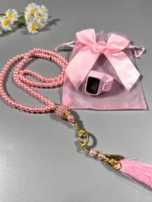 New Bowknot Gift Bag, Muslim Prayer Beads With Included Finger Ring Counter, Electronic Rosary, Suitable For Festivals And Gifts - Multicolor - View 10