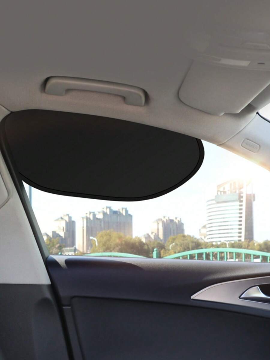 Car Sun Visor For Summer | Heat-Insulating & Anti-Static Film, Left Side Window Sun Visor That Does Not Obstruct Vision, Made Of Polyester Material