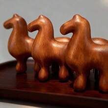 Massage Comb, Sandalwood Zodiac Horse Scalp Point Massage Brush, New Coarse Tooth Anti-Static Help Blood Circulation Guasha Point Comb Therapy - Multicolor - View 7