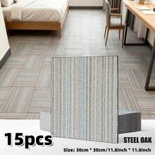 15/30 pezzi Adesivi per pavimenti antiscivolo simili a tappeti, rimovibili, spessi e durevoli, carta da parati in vinile impermeabile adesiva per camera da letto, bagno, cucina, piastrelle, piano di lavoro, rinnovo mobili, lavabile e facile da curare, adatto per camera da letto, bagno, sala da pranzo, decorazione parete cucina, decorazione casa, materiali per rinnovo pavimenti e pareti di casa - multicolore - Visualizzare 9