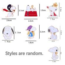 1pc Cartoon Enamel Brooch, Metal Badge Backpack Clothing Jewelry Accessory (Random Style) - Multicolor - View 8
