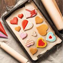 Bộ 6/10 khuôn cắt bánh hình trái tim - Khuôn bánh quy hình trái tim nhỏ bằng thép không gỉ, thích hợp cho Ngày Valentine, tiệc cưới - Có thể dùng để làm bánh mì kẹp, bánh quy, bánh bích quy. - Bạc - Xem 8