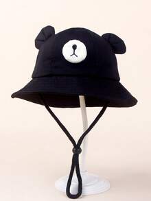 1pc Unisex Baby/Toddler Cartoon Bear Design Sun Hat, Children's Bucket Hat For Spring, Summer, Autumn, Sun Protection & Windproof - 1PC - View 7