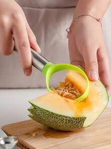 Stainless Steel Fruit Ball Maker Set, Kitchen Tools Fruit Carving Knife Meat Extractor, Household Fruit Tools Ball Maker Device Multi-Function Fruit Spoon - Multicolor - View 5