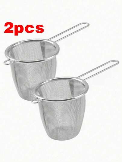 Bộ 2 dụng cụ lọc trà bằng thép không gỉ, thích hợp cho trà lá và gia vị, cấu trúc kim loại bền chắc, có lưới lọc, phù hợp với nhiều loại cốc, dụng cụ nêm gia vị, đồ dùng nhà bếp, dụng cụ nấu nướng, phụ kiện nhà bếp thiết thực và quà tặng ngày lễ, phù hợp cho phụ nữ, nam giới và gia đình, rất được khuyến khích sử dụng!!!