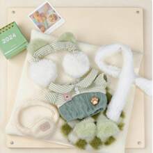 20厘米娃娃衣服新品上市（抹茶雪国）棉质娃娃服装替换装可爱娃娃套装 - 彩色 - 查看 6