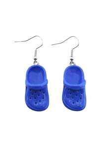 1 对迷人迷你 3D 树脂木质木屐吊坠耳环，适合女性 - 可爱、优雅、时尚的波西米亚风格配饰，适合日常佩戴或作为礼物，饰有紫色和蓝色吊坠，百搭四季皆宜的配饰，独特的耳环。 - 彩色 - 查看 19