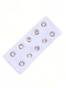 1条编织布发带，男女通用镂空扣街头风运动发带 - 彩色 - 查看 5