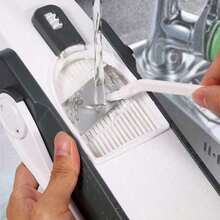 Multifunctional Vegetable Cutter Hand Guard Potato Shredded Vegetable Cutter Shredded Vegetable Cutter Garlic Shredded Vegetable Cutter - Grey - View 5