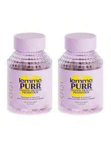 Lemme Purr Vaginal Probiotic - Balanced PH, Healthy Odor, Yeast Balance & Flora Support + Vitamin C For Immune Health - 2PCS - 查看 1