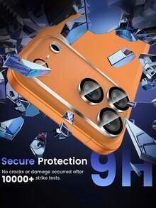 3PCS Camera Lens Protector Compatible With Iphone 17 17Pro 17Pro Max 16 15 14 13 12 11 16Pro Promax 3D Rear Lens Tempered Glass Film Compatible With Iphone 17 Air 17 Lens Cover Anti-Scratch, Tempered Glass, Easy To Install. - Clear - View 4