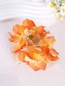 1 chiếc kẹp tóc hoa dày, phụ kiện tóc hình hoa sen lớn, thích hợp cho đám cưới, tiệc sinh nhật, trang trí mùa hè, kẹp tóc đi biển, kẹp tóc du lịch. - Nhiều màu - Xem 5