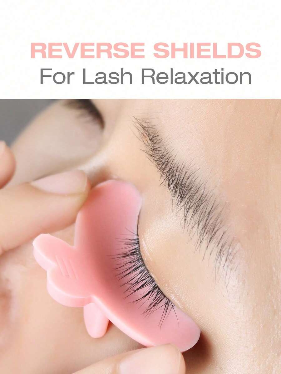 1pc Reusable Eyelash Lift Pad, Non-Slip Anti-Fall Eyelash Curler, Suitable For Eyelash Tinting/Perming, Comes With Eyelash Extension Curling Rod - Multicolor - View 1