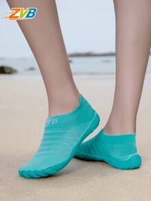 Zapatos de agua para parejas ZVB, adecuados para entusiastas de la descalcez, zapatos de playa de suela blanda para mujeres para nadar, bucear, sandalias de verano de secado rápido para exteriores, zapatos de agua para pesca, zapatos transpirables para vadear - azul - Ver 7