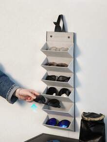 Transparent Eyeglass Display Rack, Fashion Eyewear & Glasses Storage Organizer Rack, Wall-Mounted Eyeglass Display Holder, Easy Installation No Drilling Required, Suitable For Room, Living Room, Bathroom, Kitchen, Bedroom - Eyeglasses Wall Mount 4 - View 5