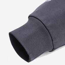 Skechers Unisex New Style Casual Sports Knit Sweatshirt - Dark Grey - View 6