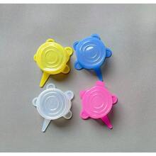 12 Pack Small Stretch Thick Durable Silicone Can Lid Reusable Silicone Yogurt Lids Storage Covers Seal Cups Small Bowls Jars Fruits Covers - Multicolor - View 8