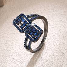 1pc Fashionable Women's Shiny Double-Horn Design Ring, Luxury High-End Style, Suitable For Daily, Party And Banquet Wear - Ring - View 11