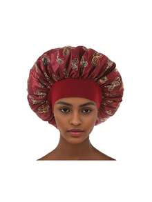 1件装缎面蝴蝶结睡帽 - 柔软不褪色，呵护秀发，适合女孩睡眠，优雅睡衣，温和护发，质地顺滑，时尚睡帽 - A - 查看 11