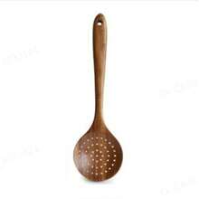 Premium 5-Piece Wooden Cooking Utensil Set, Natural Wood Spoons And Spatulas For Non-Stick Cookware, Easy-To-Clean & Scratch-Free Wooden Spatulas,Heat Resistant Kitchen ToolsNonstick Pans, Perfect Housewarming Cooking Gift - 棕色 - 查看 15
