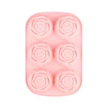 Moule en silicone rose, moule à chocolat en forme de fleur, moule en silicone rose convenant pour le chocolat, la gelée, le savon, la crème glacée, la décoration de petits gâteaux, ustensile de cuisine pour la cuisson, cadeau de la Saint-Valentin - Multicolore - Voir 8
