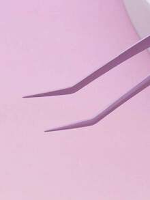 Ayrmilla 紫色睫毛工具套装，含 5 把镊子/1 把睫毛夹，完整便捷，睫毛收纳套装 - 紫色 - 查看 8